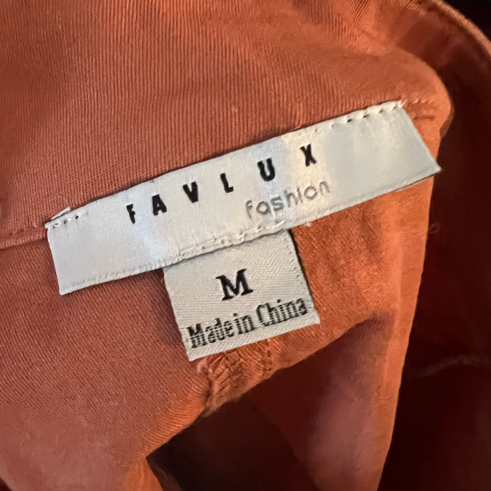 Burnt orange mini skirt - Picture 3 of 3